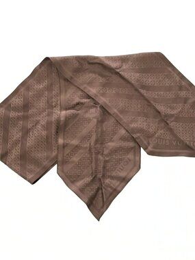 LOUIS VUITTON Dark Brown Unconfirmed Scarf